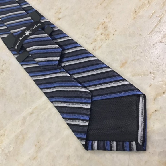 BEVERLY HILLS POLO CLUB SILK TIE - Picture 7 of 13